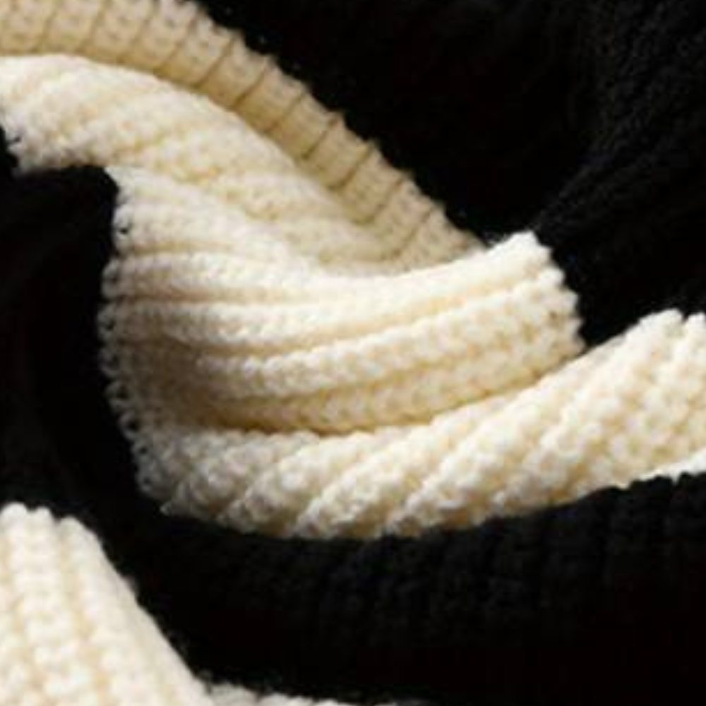 Agoston - Pull stylisé à blocs de couleurs pour l'homme soucieux de la mode