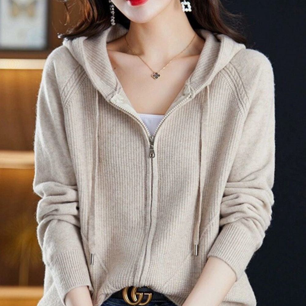 Danika - Cardigan à capuche pour femmes pour un confort ultime