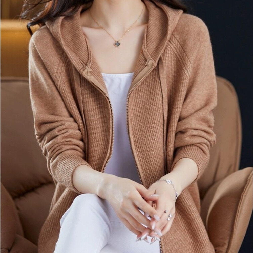 Danika - Cardigan à capuche pour femmes pour un confort ultime