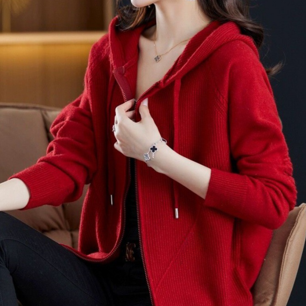 Danika - Cardigan à capuche pour femmes pour un confort ultime