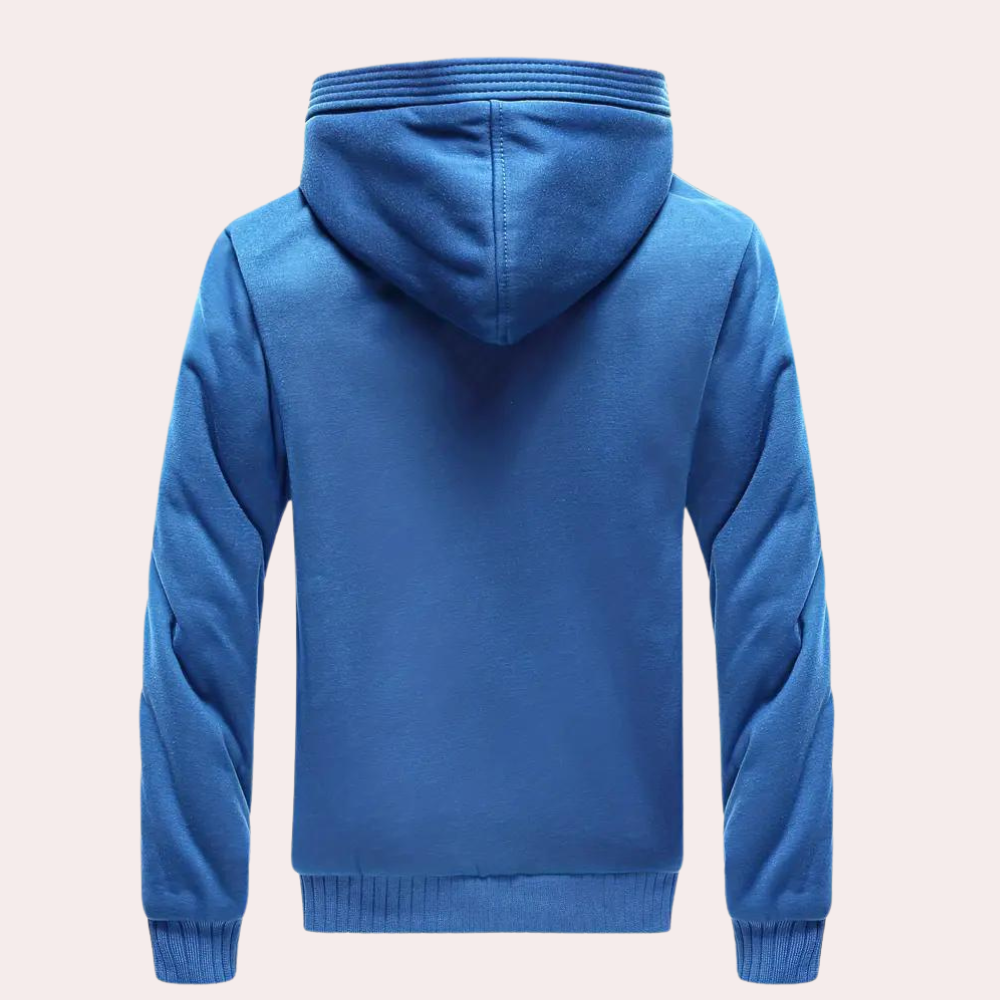 Kari - Veste à capuche élégante en peluche pour homme