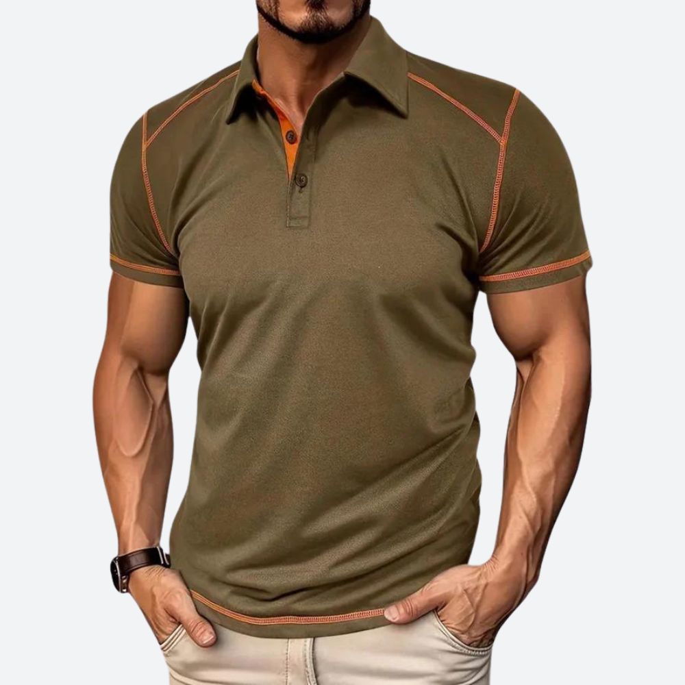Poloshirt décontracté stylisé pour hommes - Clark