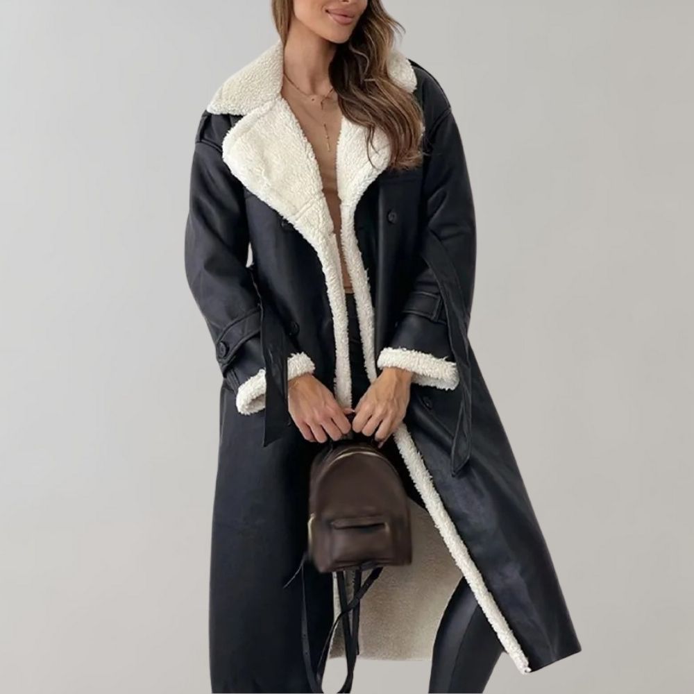 Manteau d'hiver long et élégant pour femmes de Cornelis