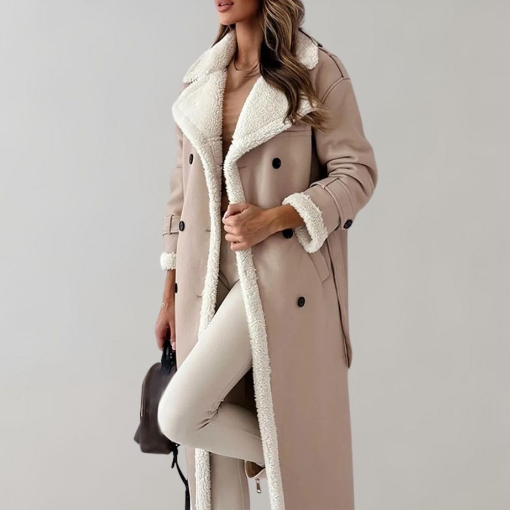 Manteau d'hiver long et élégant pour femmes de Cornelis