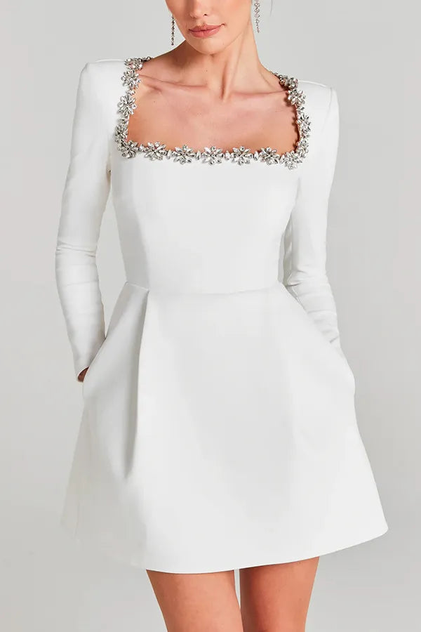 Montelure | Robe Mini Valentina en Velours