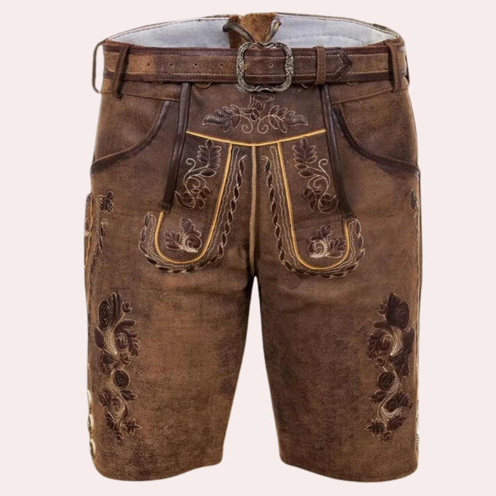 Erik - Short en cuir élégant pour hommes, pour un confort ultime