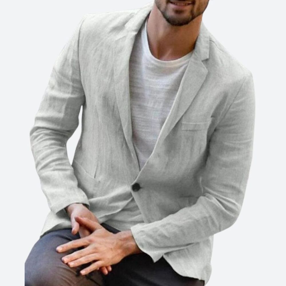 Veste moderne en lin pour homme - Gerrit
