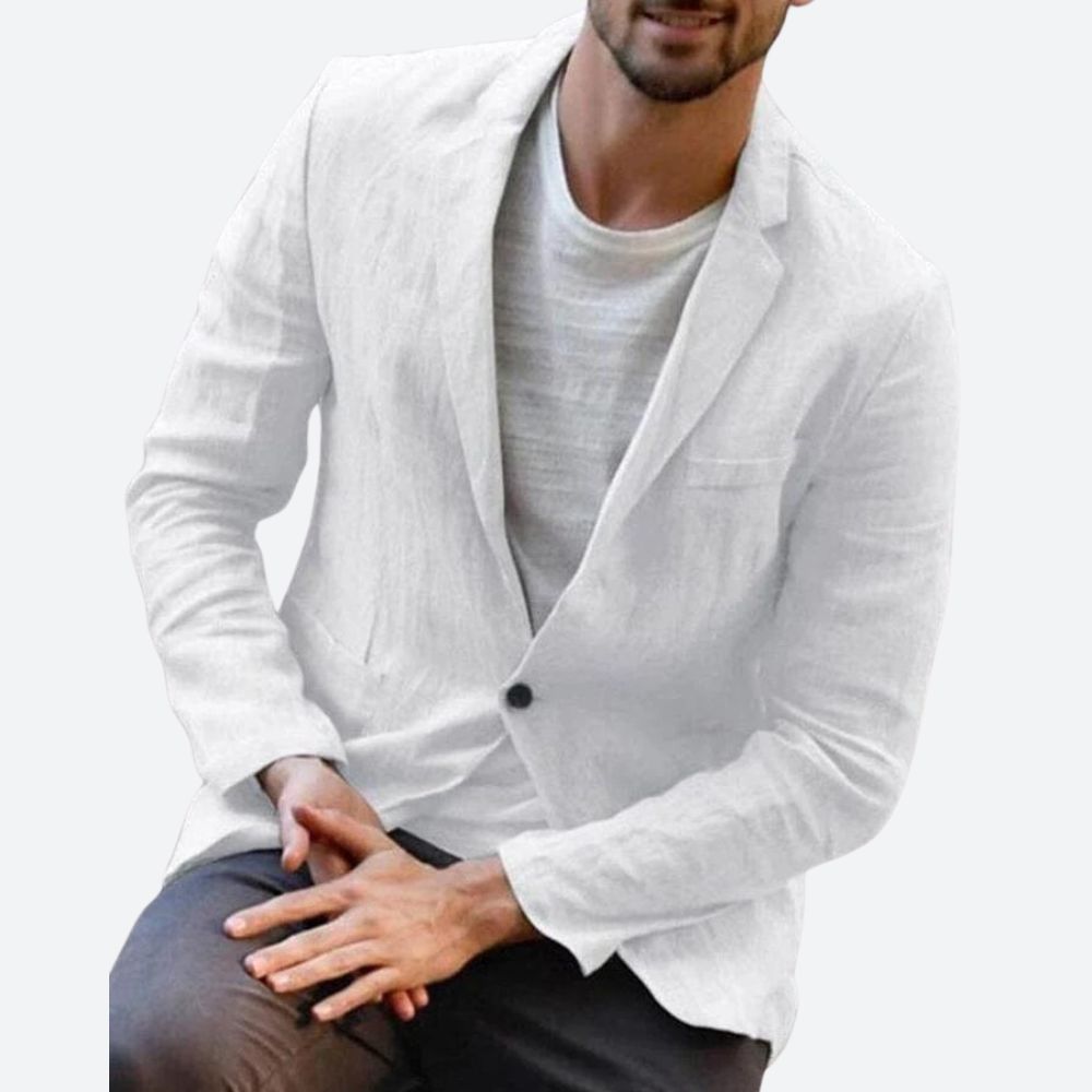 Veste moderne en lin pour homme - Gerrit