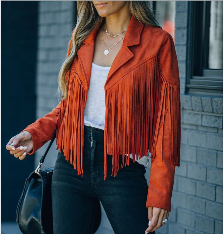 Nikki | Veste à franges au style western pour femme
