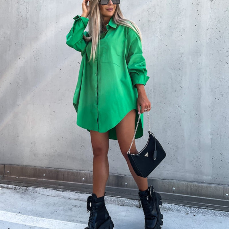 Danica - Chemisier surdimensionné élégant pour femmes