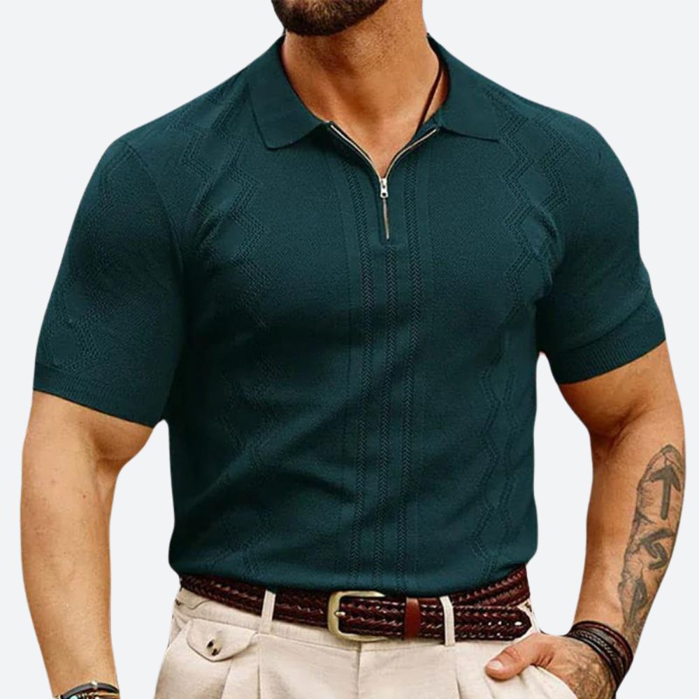 Polo zippé Hendrix élégant - Parfait pour toutes les occasions !