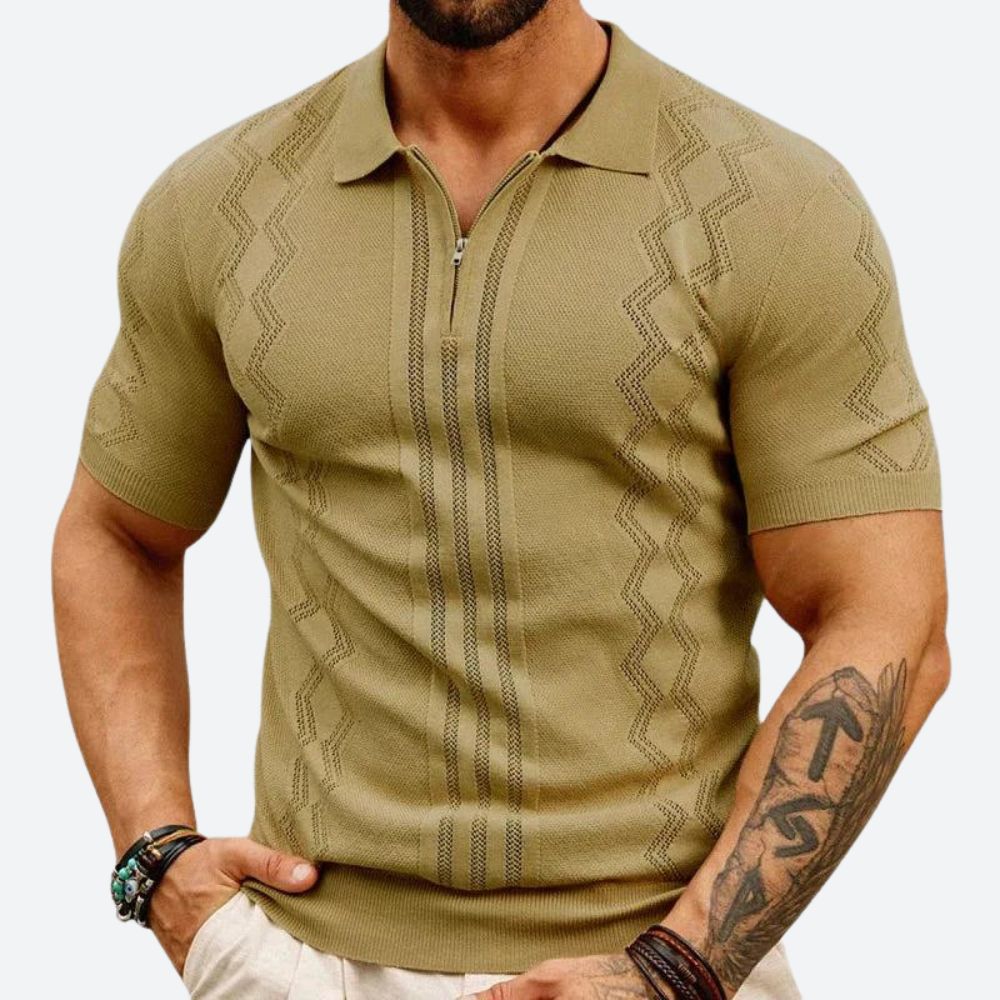 Polo zippé Hendrix élégant - Parfait pour toutes les occasions !