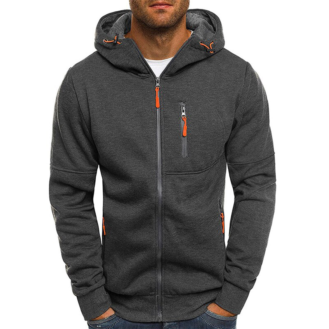 JACKS - Sweat à capuche zippé pour homme