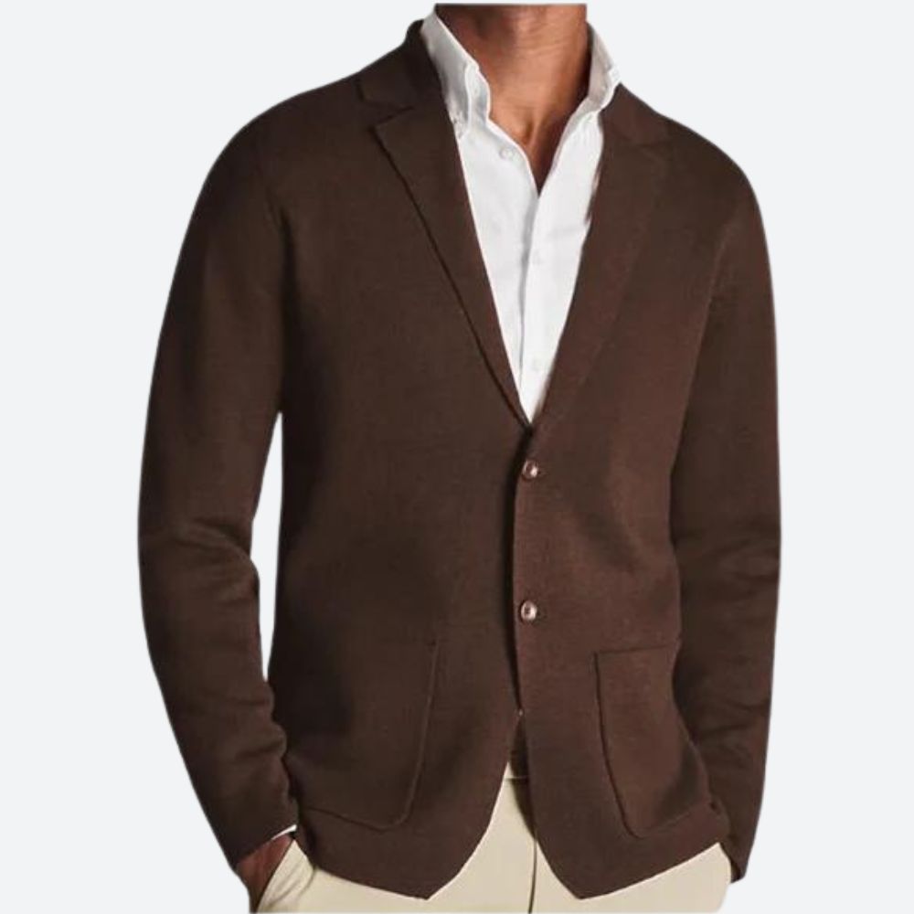 Pull blazer tricoté élégant pour l'homme moderne - Jomar