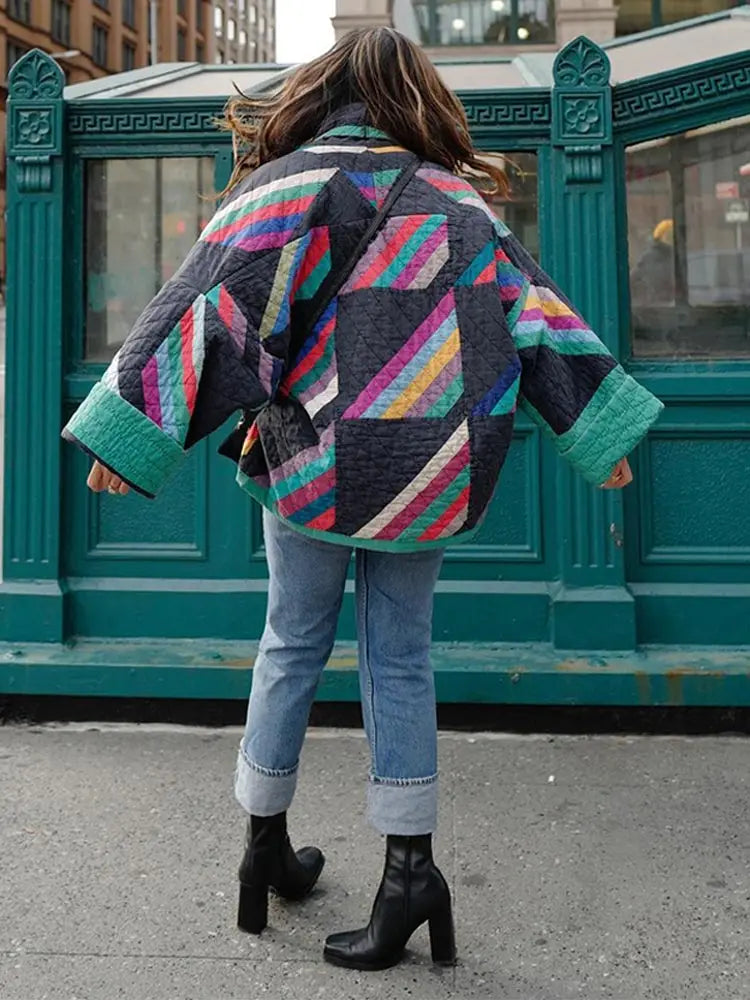 Abigail | Veste matelassée vintage bohème élégante pour femme