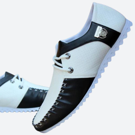 Chaussures blanches élégantes et respirantes pour hommes - Marlo