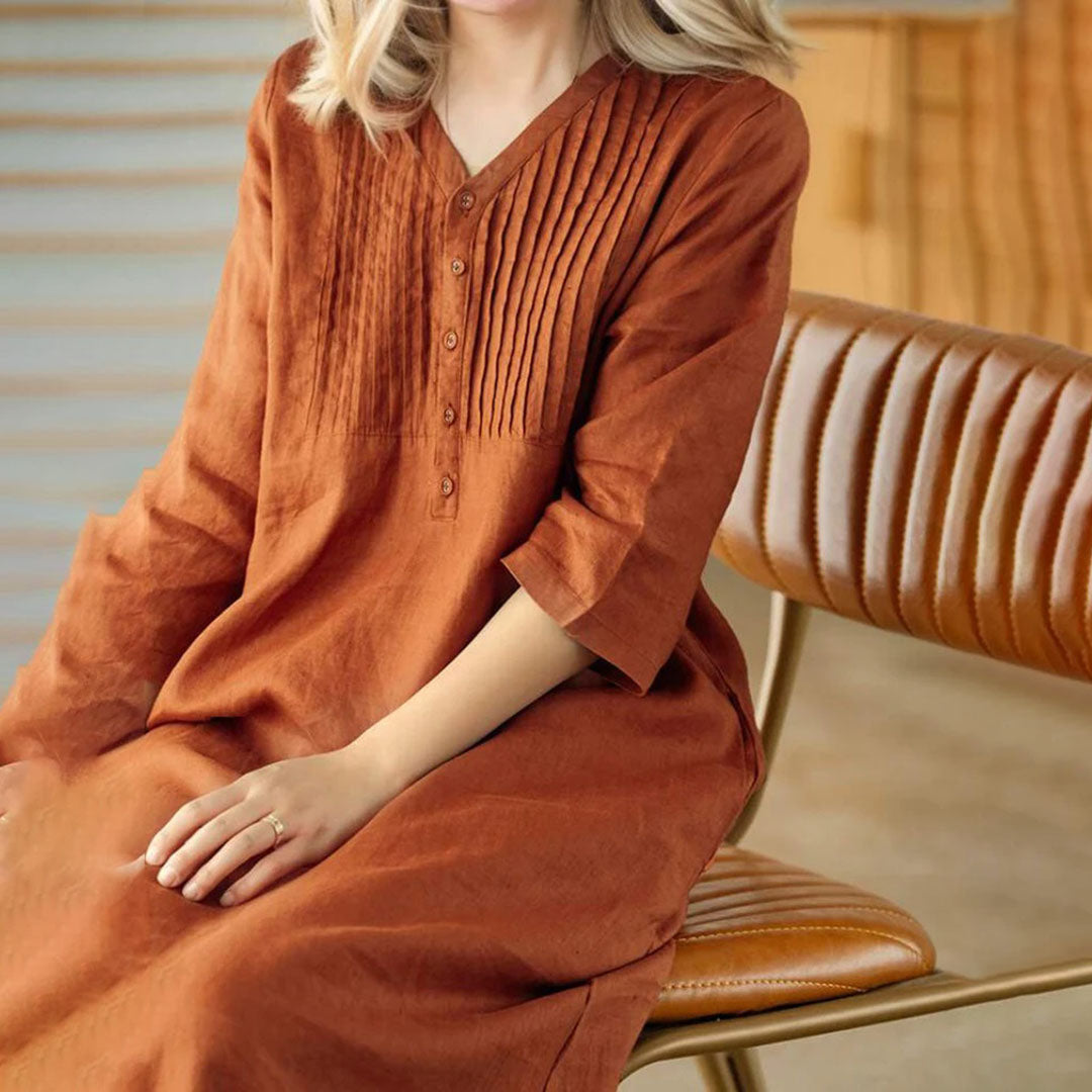 ALIYAH - Robe d'été élégante et confortable