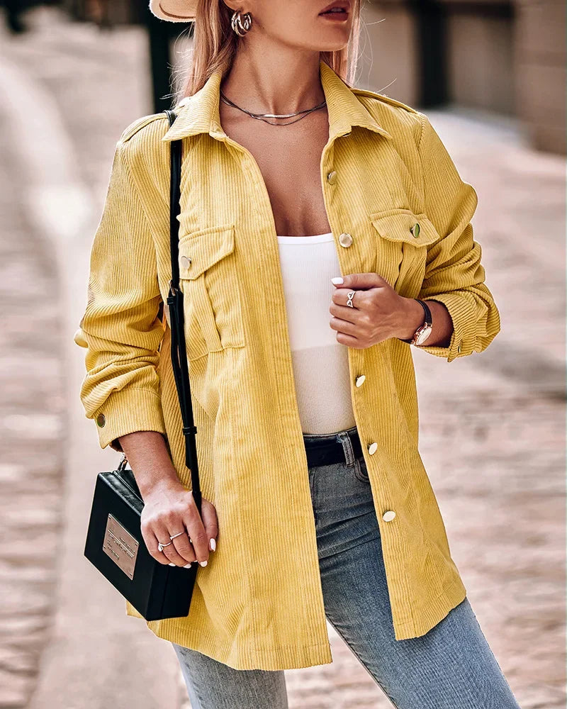 Indira | Veste élégante en velours côtelé pour femme