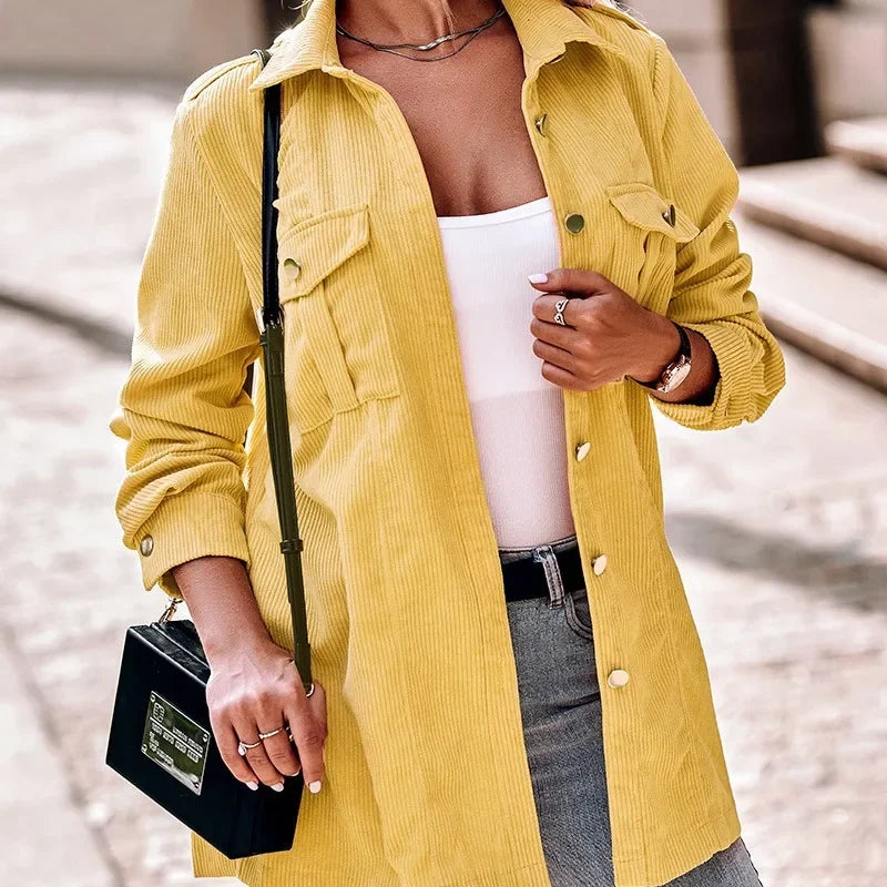 Indira | Veste élégante en velours côtelé pour femme