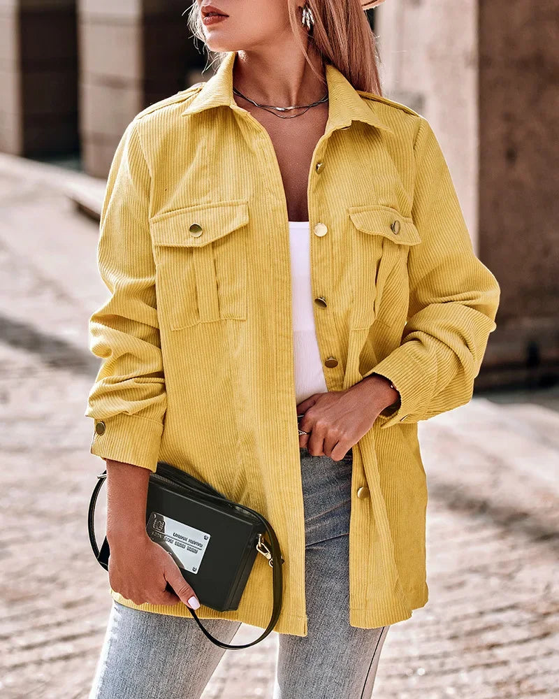 Indira | Veste élégante en velours côtelé pour femme