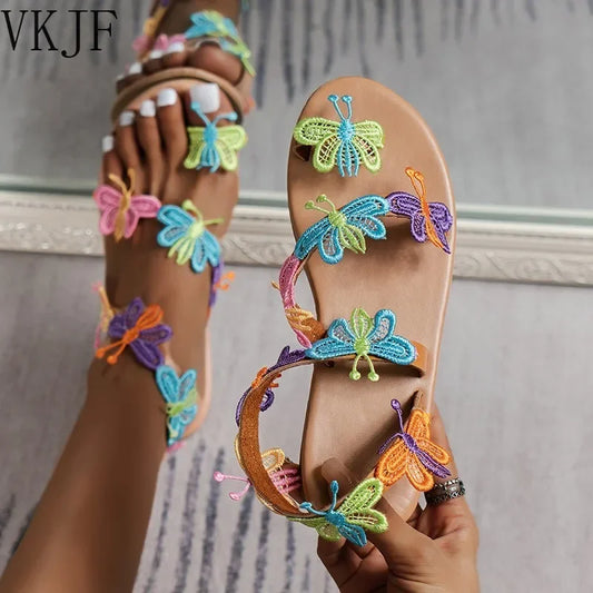 Emma - Sandales d'été papillon au confort luxueux pour les femmes