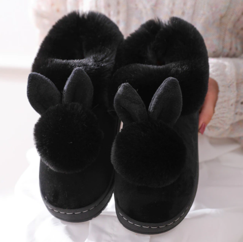 Mia - Chaussons lapin élégants pour dames
