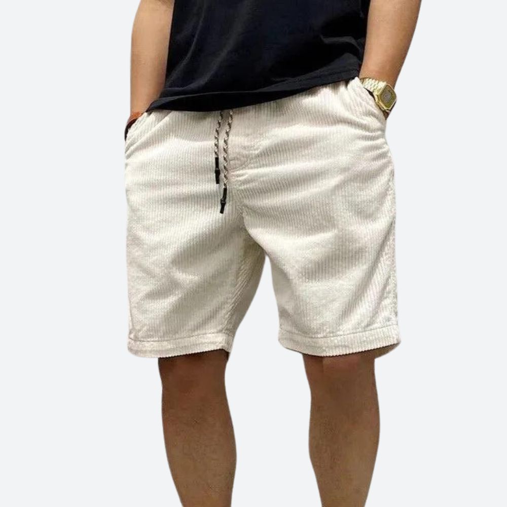 Pantalon court stylé en velours côtelé - Sean