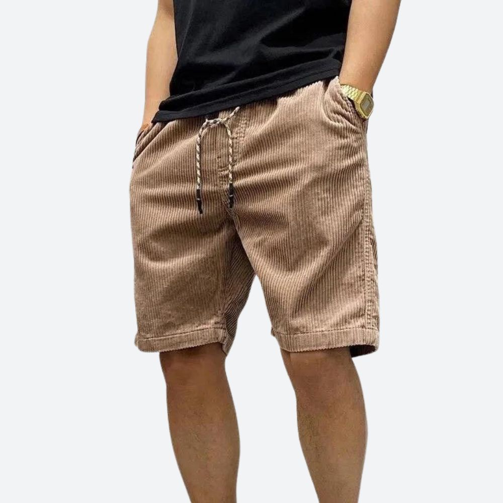 Pantalon court stylé en velours côtelé - Sean