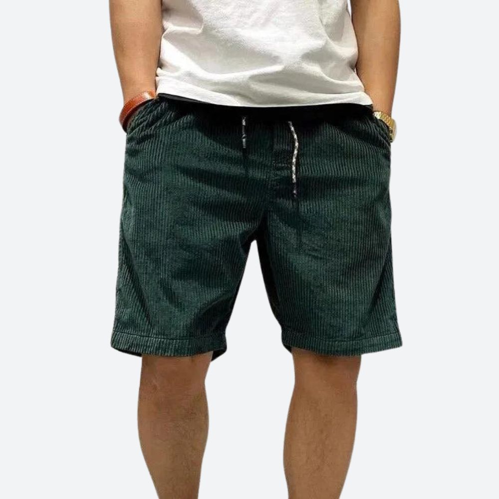 Pantalon court stylé en velours côtelé - Sean