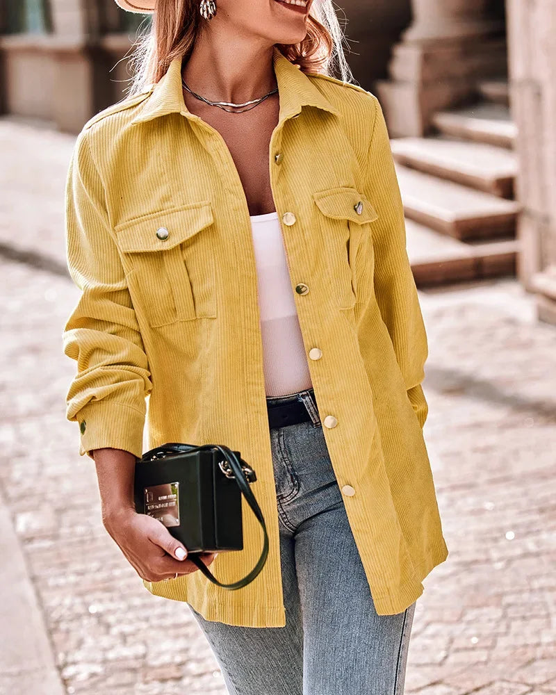 Indira | Veste élégante en velours côtelé pour femme