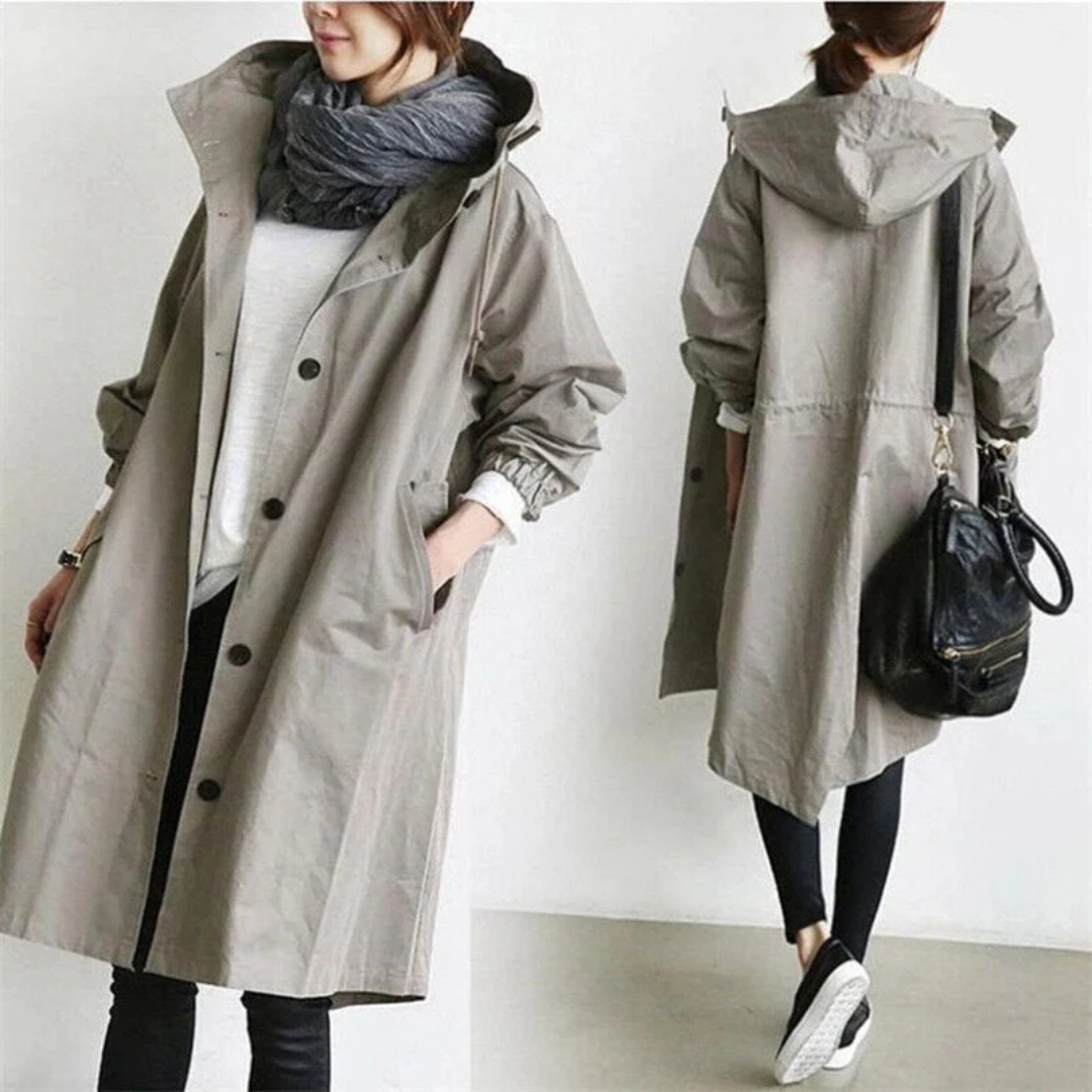 Geoffrey | Manteau long imperméable pour femme
