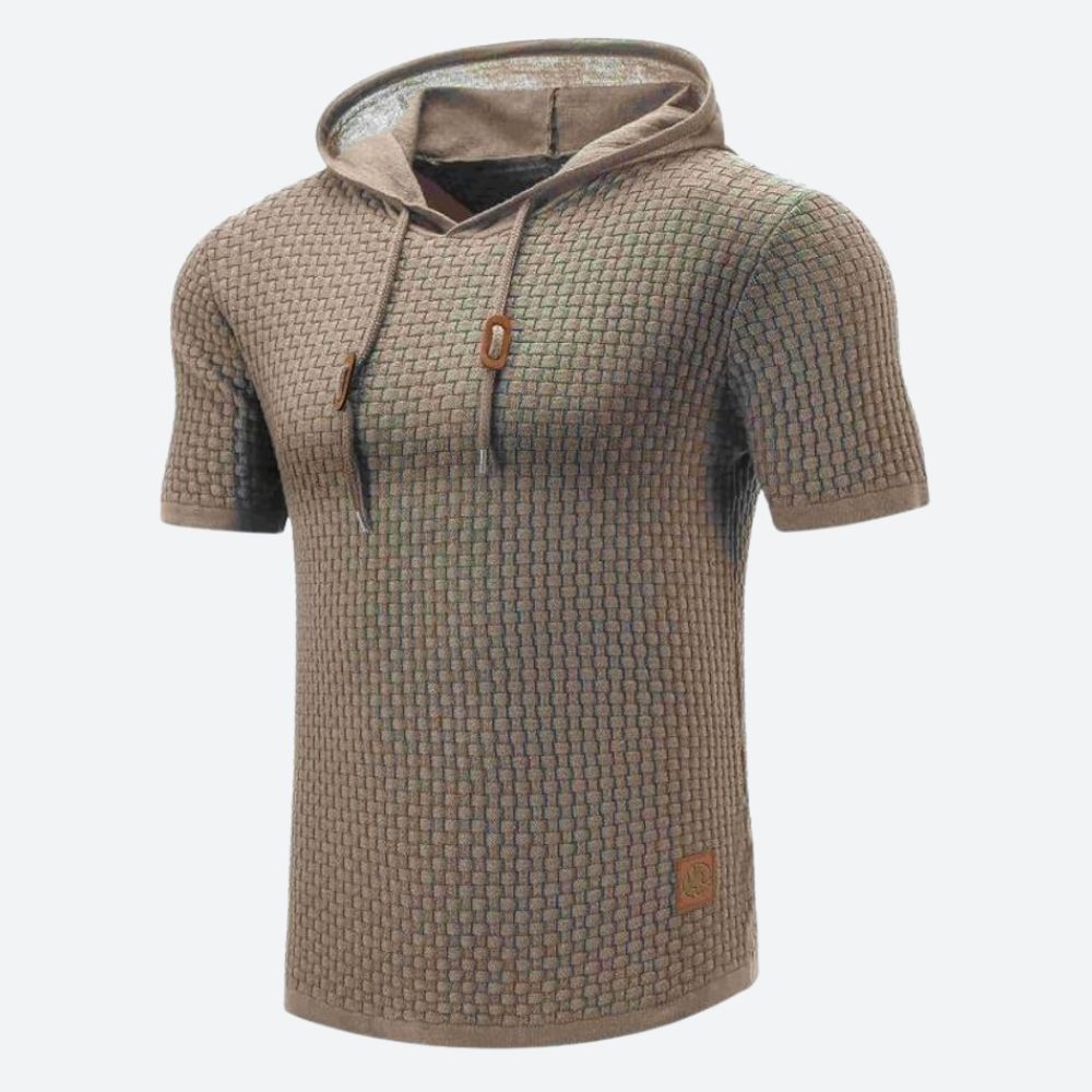 Chemise à manches courtes à la mode avec capuche - Victor