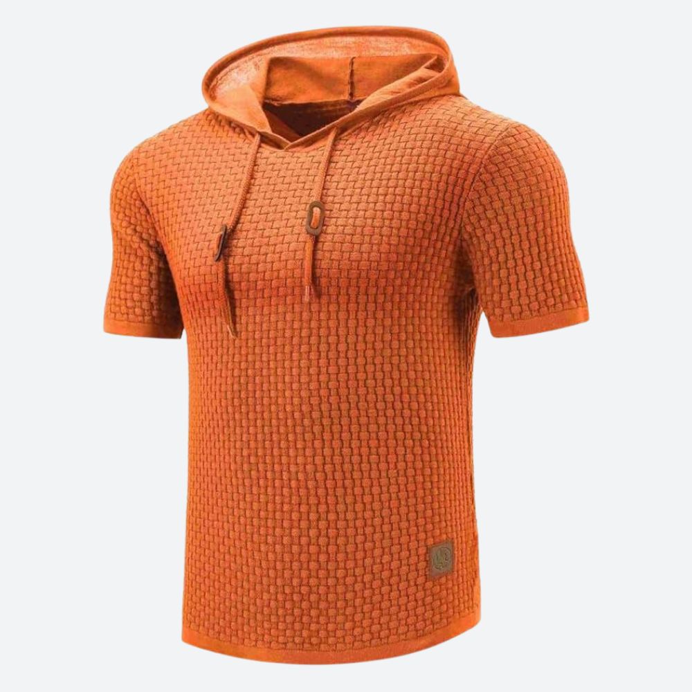 Chemise à manches courtes à la mode avec capuche - Victor