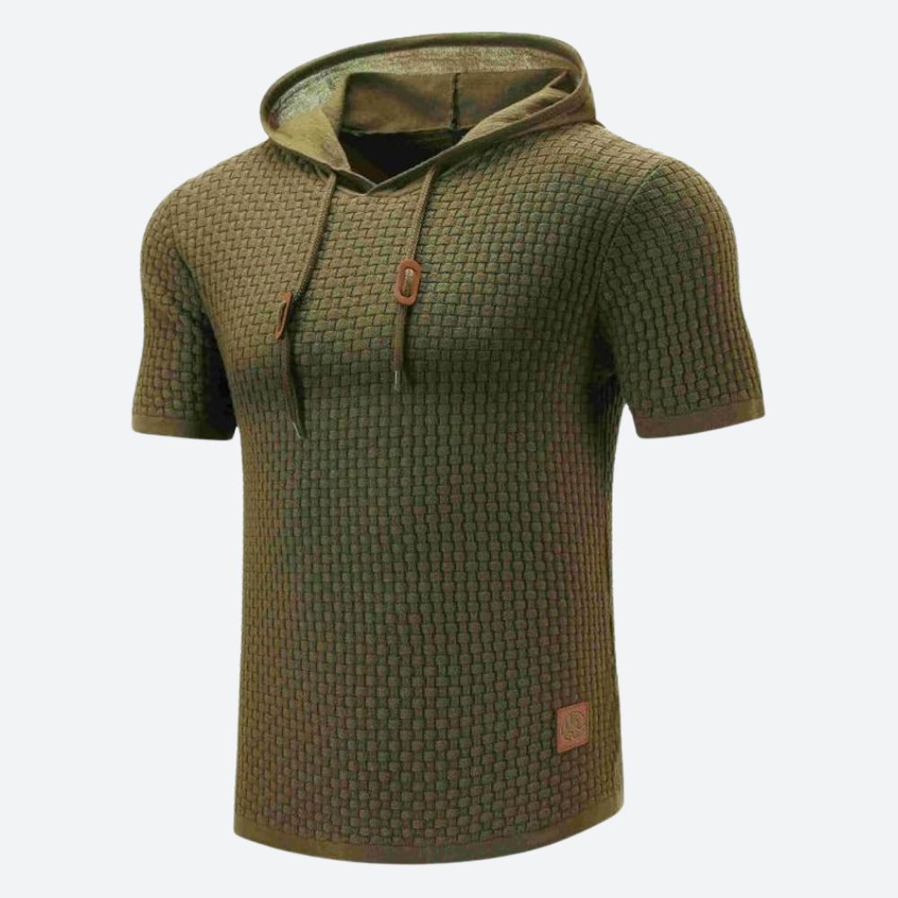 Chemise à manches courtes à la mode avec capuche - Victor