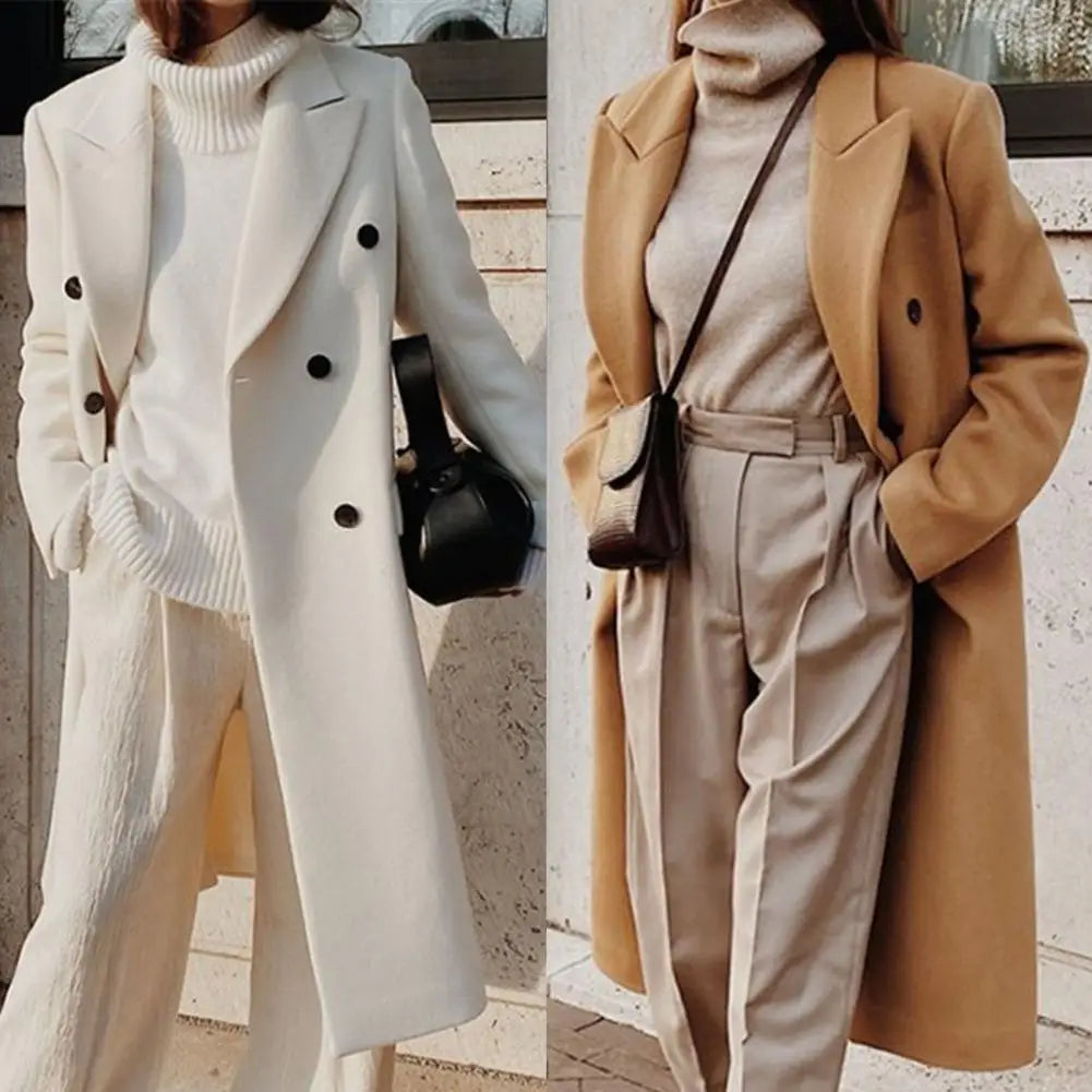 Jacquelyn | Manteau trench à double boutonnage pour femme
