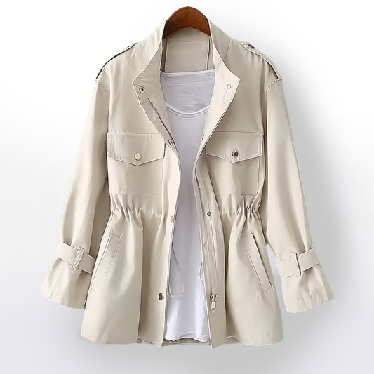 Yara | Manteau trench à coupe ajustée pour femme