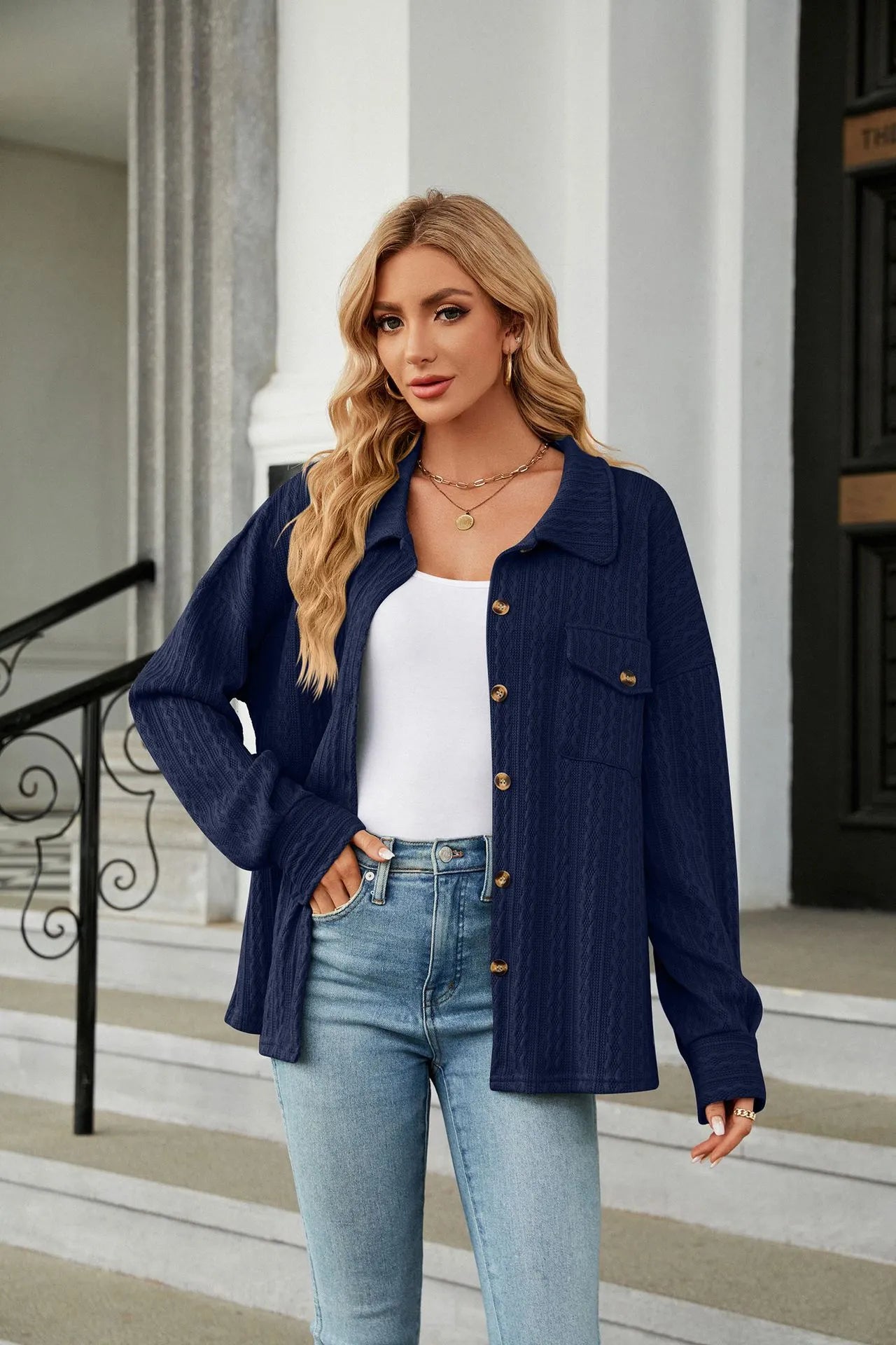 Marian - Chemisier d'été élégant et confortable avec imprimé tendance pour femmes