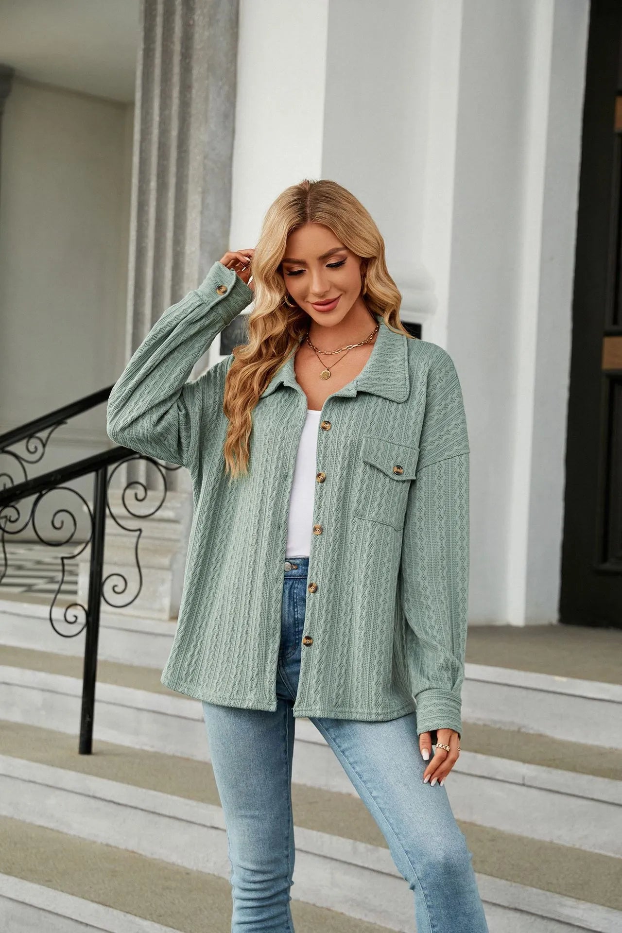 Marian - Chemisier d'été élégant et confortable avec imprimé tendance pour femmes