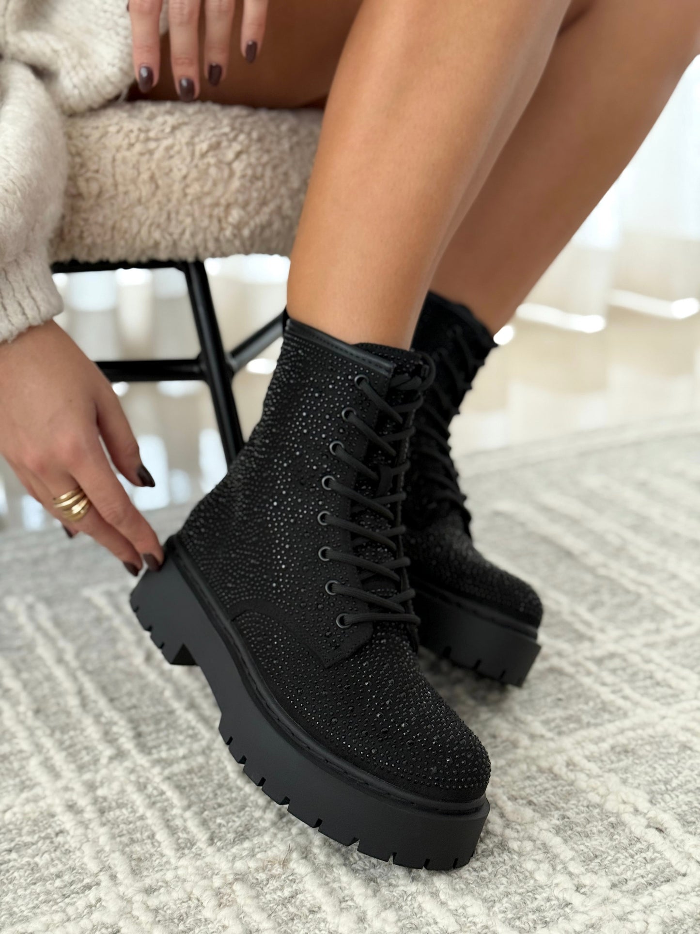 Bottines « FLORINE » NOIR
