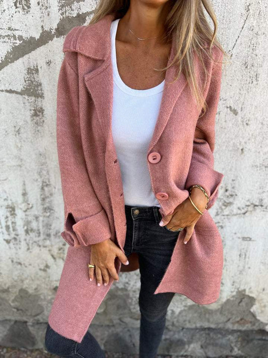 Hélène™ - Manteau Long en Coton pour l'Automne