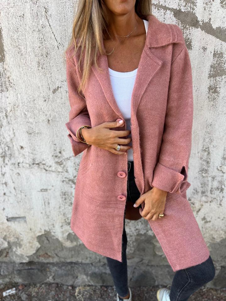 Hélène™ - Manteau Long en Coton pour l'Automne