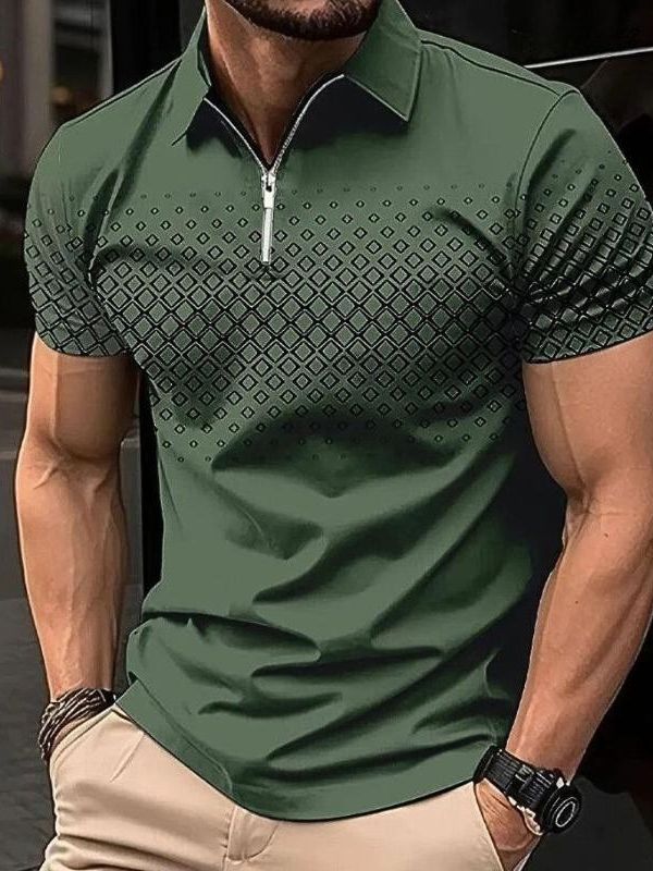 Polo d'été classique et élégant pour hommes - Vison