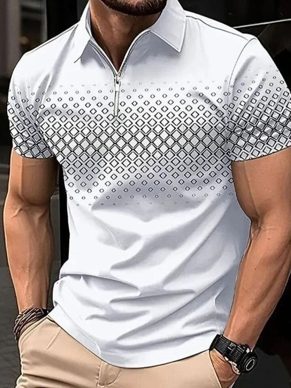 Polo d'été classique et élégant pour hommes - Vison