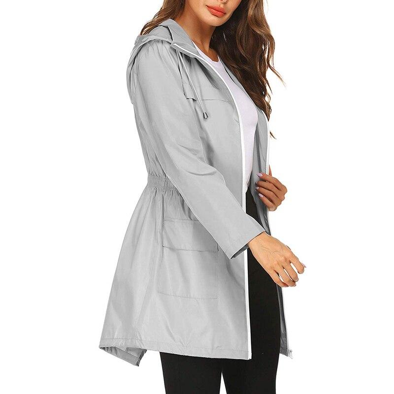 Blayke | Longue veste imperméable à capuche pour femme